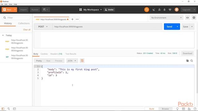 API Testing with Postman : Testing POST Calls | packtpub.com смотреть онлайн