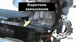 Утечка тока через генератор. Как проверить генератор. Причины утечки тока