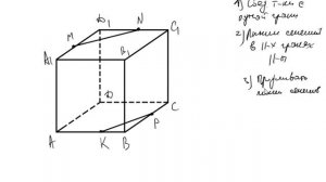 Как строить сечения параллелепипеда