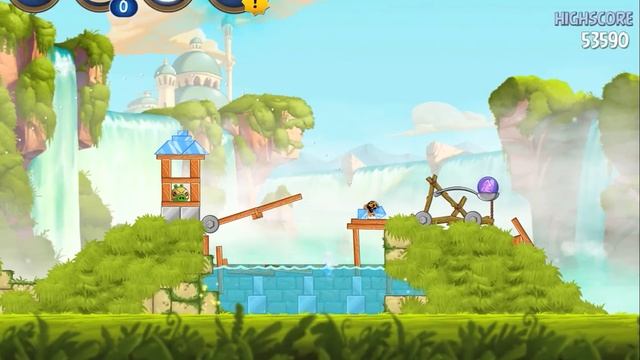 Angry Birds Star Wars 2 Level B1-8 Galactic Giveaway Coin Walkthrough смотреть онлайн