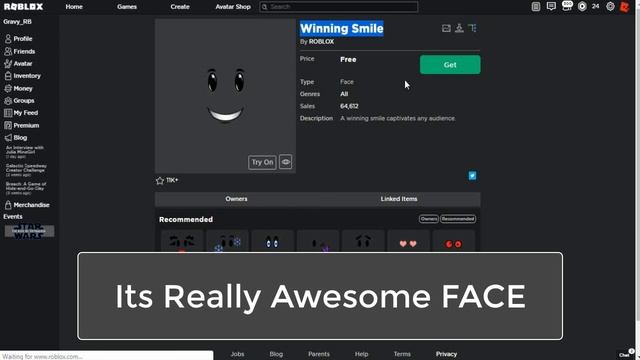 How To Get Free Winning Smile In Roblox смотреть онлайн