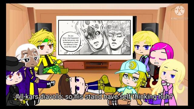 Jojo Villain react to Jotaro meet Giorno|lazy| смотреть онлайн