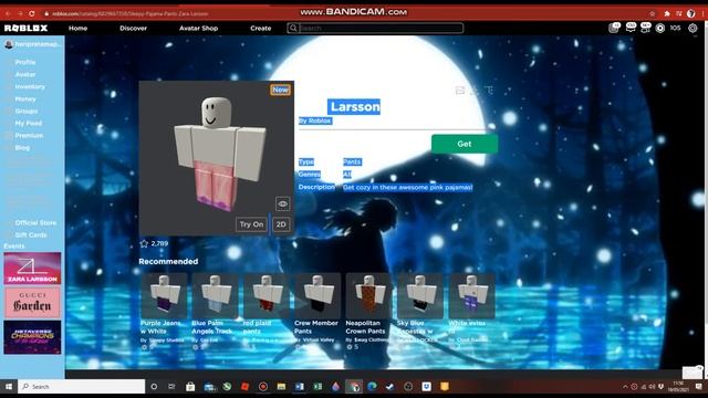 [FREE ITEMS] How to get SLEEPY PAJAMA TOP & PANTS! (FREE Clothing Set) [ROBLOX] смотреть онлайн