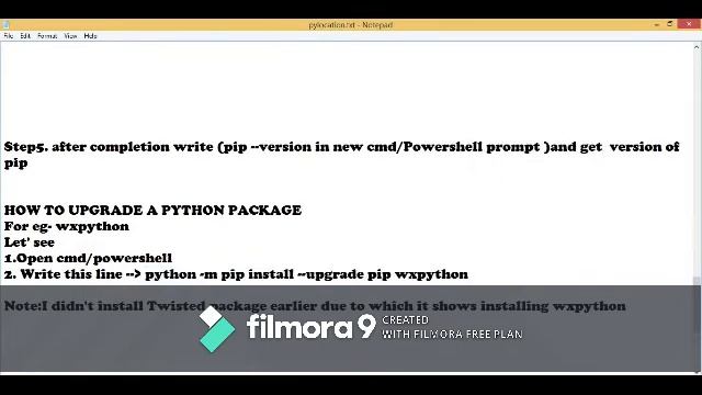 UPGRADE PIP COMMAND смотреть онлайн