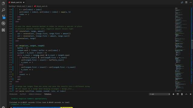 Block Sort Demo смотреть онлайн