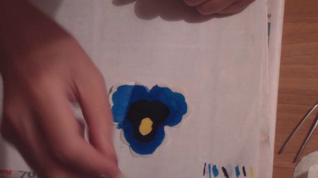 Анютины глазки. Окраска.Часть1 смотреть онлайн