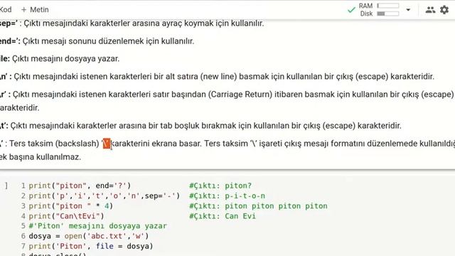 Python dilinde print, input ve eval kullanımı смотреть онлайн