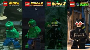 Batman Characters Evolution in All Lego Batman Videogames!