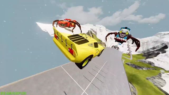 Live Crazy Escape From Lightning McQueen Eater | McQueen VS Lightning McQueen Eater | BeamNG.Drive8 смотреть онлайн