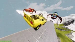 Live Crazy Escape From Lightning McQueen Eater | McQueen VS Lightning McQueen Eater | BeamNG.Drive8