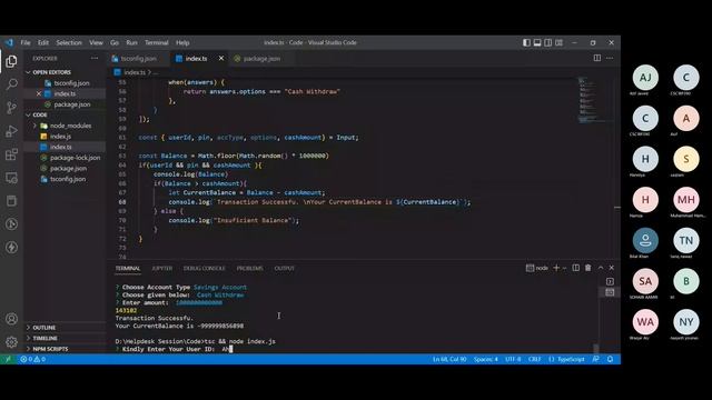 Helpdesk Session (TS Project 02 ATM & Step 05 Revision) смотреть онлайн