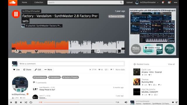 SynthMaster Vandalism Electro House Tropical House factory presets audio demo смотреть онлайн