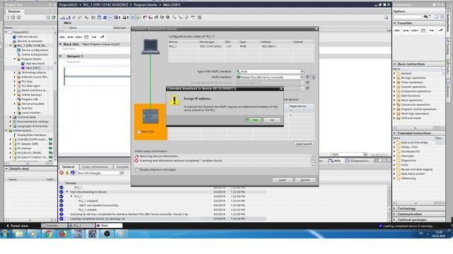 Программирование ПЛК Siemens, 8 урок,загрузка программы в ПЛК