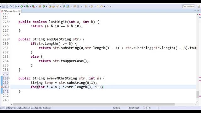 34 Codingbat | Warmup 1 | everyNth | Java coding practice | Ui Brains | by Naveen Saggam смотреть онлайн