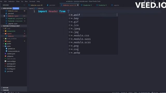 Reusable Header and Footer in Next .js and typescript #typescript #nextjs смотреть онлайн