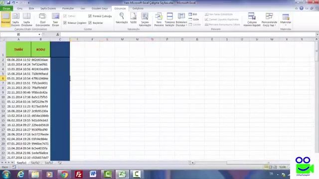 Excelde Sütun ve Satır Sabitleme-Fixing columns and rows in Excel смотреть онлайн