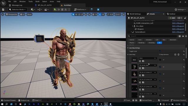UE5 Dynamic SubMesh Mapping | Set Leader Pose automatically | UE5.2 смотреть онлайн