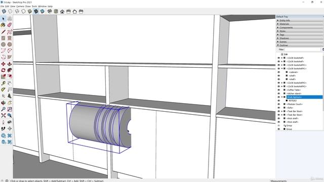 23. Importing an Oversized Component from the 3D Warehouse смотреть онлайн