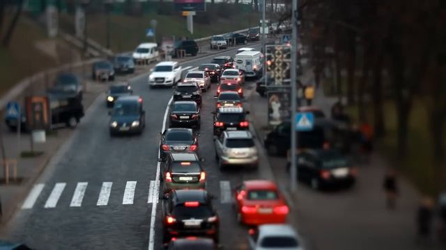 Киев в миниатюре. Canon 5D mark2 +Tilt-Shift & The City Test. смотреть онлайн