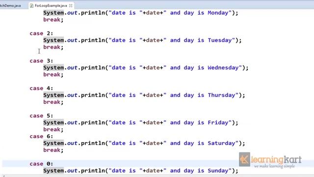 Switch Loop in Java смотреть онлайн