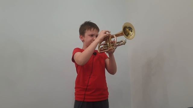 Гамма Ре-минор на трубе. Видеоурок #3 смотреть онлайн