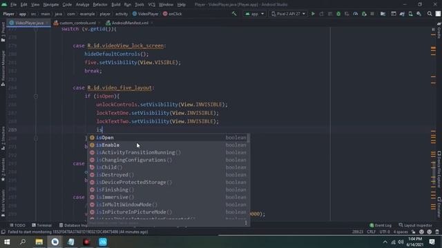 VideoView lock, unlock Controls Select Audio Track, VidoView Rotate Video Player App Part 14 смотреть онлайн