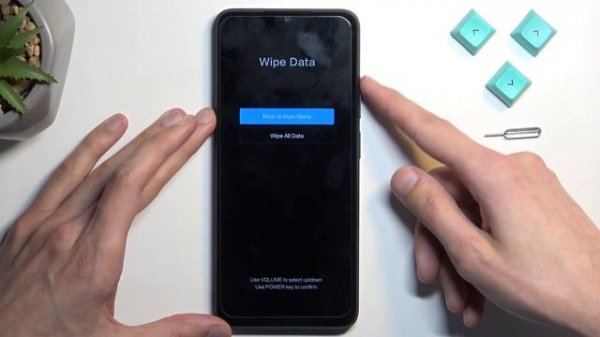 How to Hard Reset the REDMI 12C via Recovery Mode - Factory Reset - Format All Data