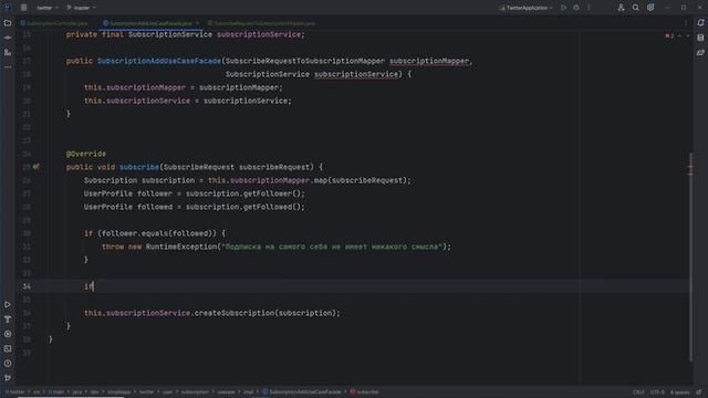 [Twitter-app: Spring boot 3, React 18] 12 Добавление функционала "Пользовательская подписка" смотреть онлайн