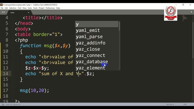 PHP for beginners #Part 18| Function Parameter смотреть онлайн