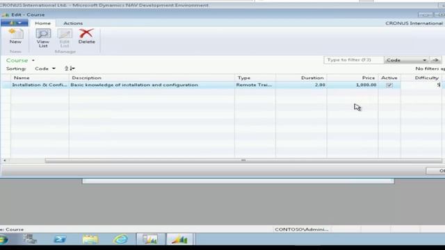 Lab 2 - Create and populate a Table in Microsoft Dynamics NAV 2013 смотреть онлайн
