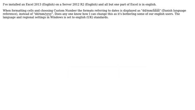 Change language setting For MS Excel смотреть онлайн