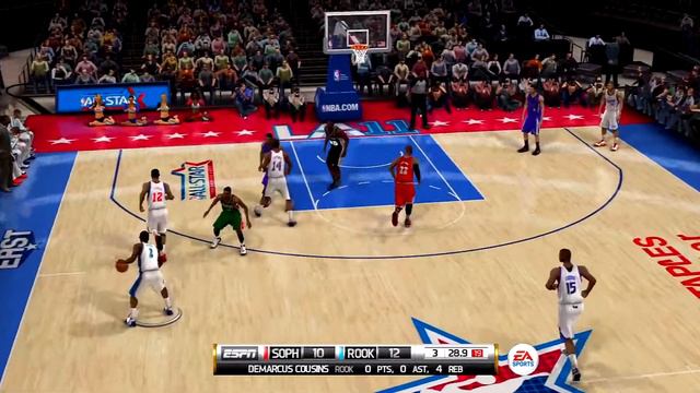 NBA Elite 11 Gameplay Rookies vs Sophomores смотреть онлайн