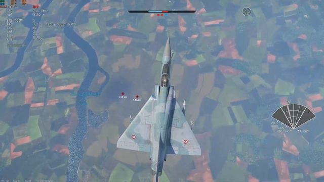 Mirage2000 || The Power Of The 4th Generation Of Aircraft in War thunder смотреть онлайн