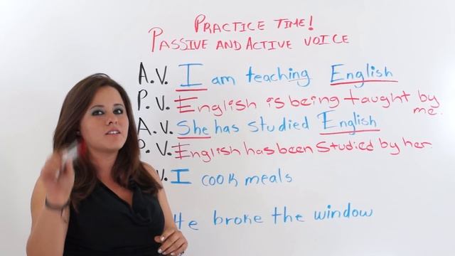 English Grammar -- Passive Voice and Active Voice смотреть онлайн