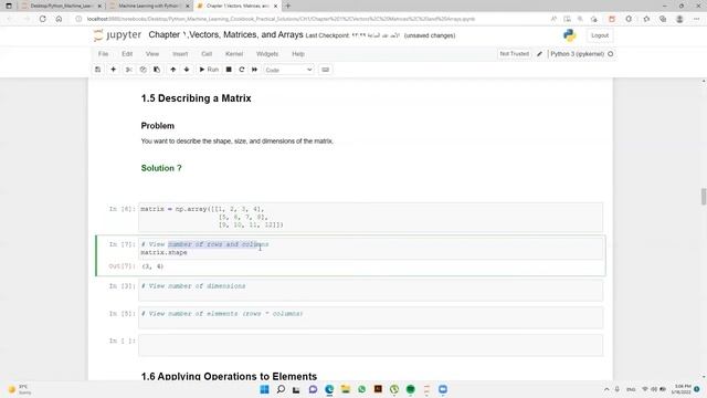 How to Describe a Matrix in python using NumPy and Pandas смотреть онлайн