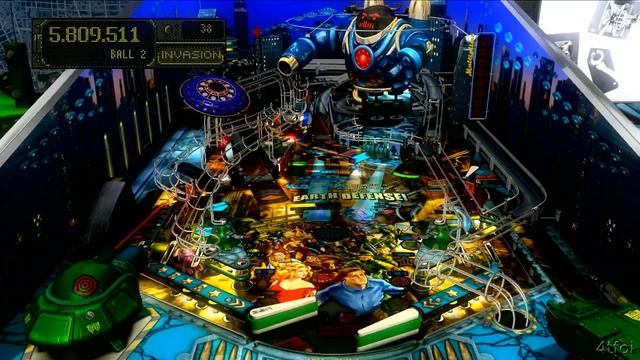 Pinball FX 2 - Earth Defense Table With Side by Side смотреть онлайн