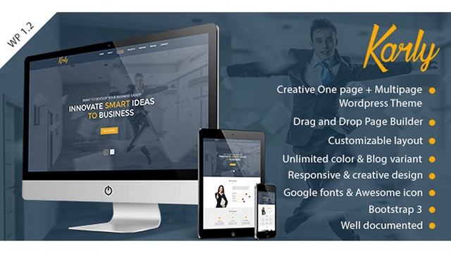 Karly - Creative WordPress Theme | Themeforest Website Templates and Themes смотреть онлайн