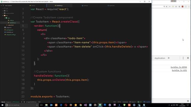 React Tutorial #9 - Modularizing Your Code смотреть онлайн