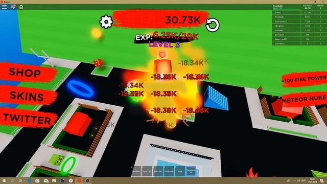 Как накручивать Fire Power в PYRO SIMULATOR смотреть онлайн