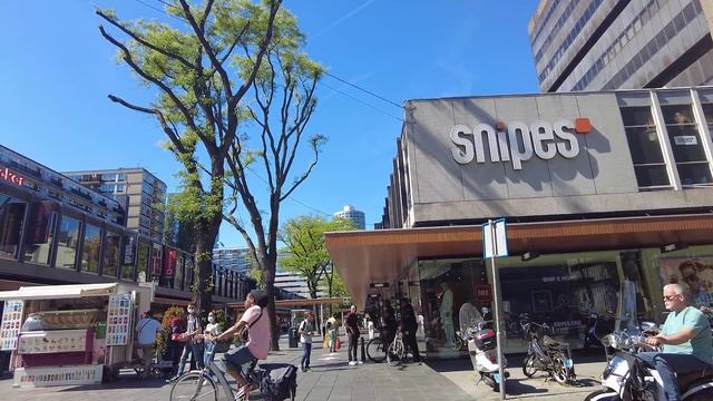 Walking In Rotterdam Centrum ,Nederlands Walking Tour #(4k 60fps)