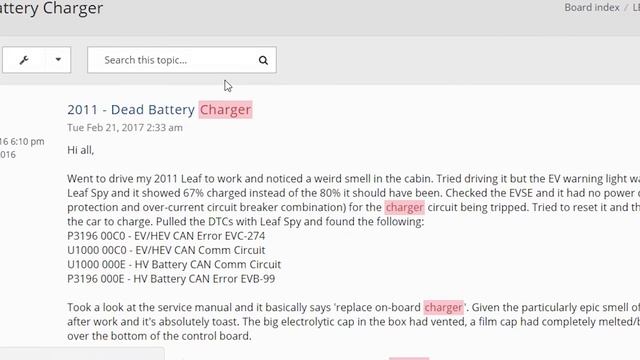 Nissan Leaf UPDATE, charger REPLACED car is FIXED смотреть онлайн