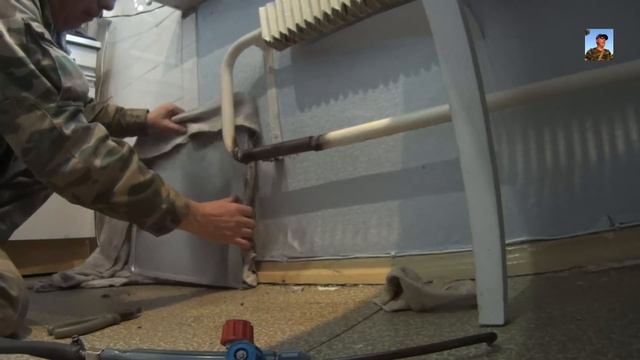 Газосварка . Замена участка трубы 3/4 ЖКХ смотреть онлайн
