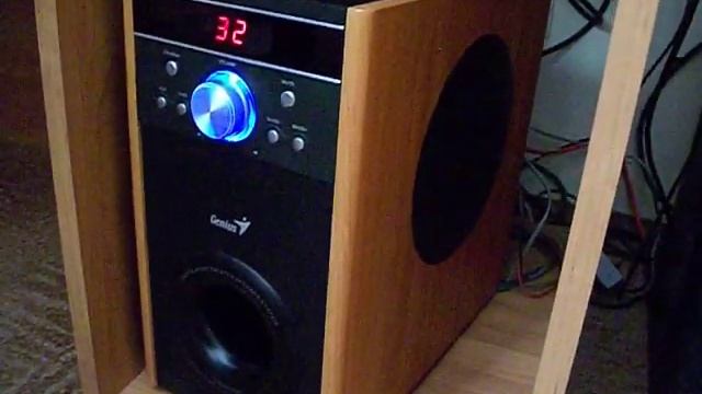 GENIUS SW-HF 5.1 4000 test (Hardstyle music) смотреть онлайн