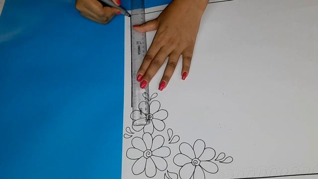 2 Chart paper decoration project/chart paper decorations/corners border design on paper смотреть онлайн