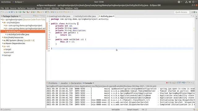 Spring Boot Project from Scratch - #2 Return JSON object from CONTROLLER смотреть онлайн