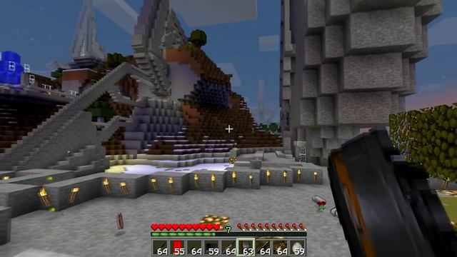 СУПЕР ПУШКИ В MINECRAFT! Обзор мода Minecraft "Combat Evolved Halo" смотреть онлайн
