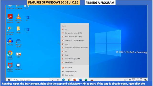 GUI Operating System - Desktop Management | Class - 4 : Computer | Windows 10 | CAIE / CBSE | смотреть онлайн