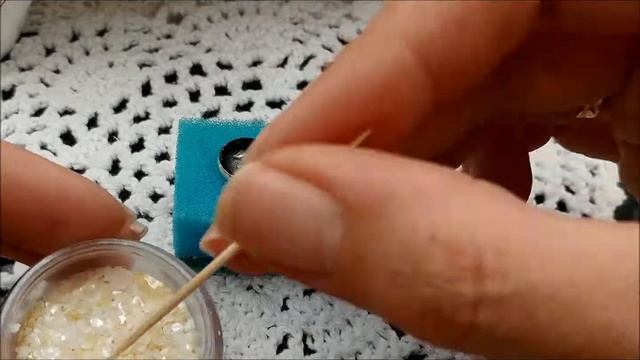 Серьги с перламутром и поталью за 5 минут (мастер-класс с УФ смолой)) смотреть онлайн