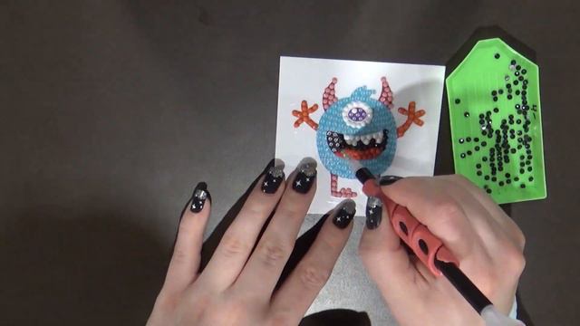 Diamond Painting Monster Stickers 1 Reverse Completion смотреть онлайн