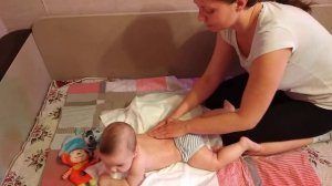 Массаж грудничку 6 месяцев для укрепления мышц спины